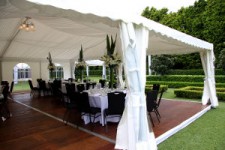 Marquee with wooden Floor