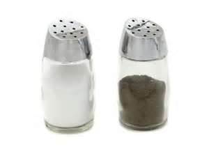 Salt and Peper Shackers- Glass 1