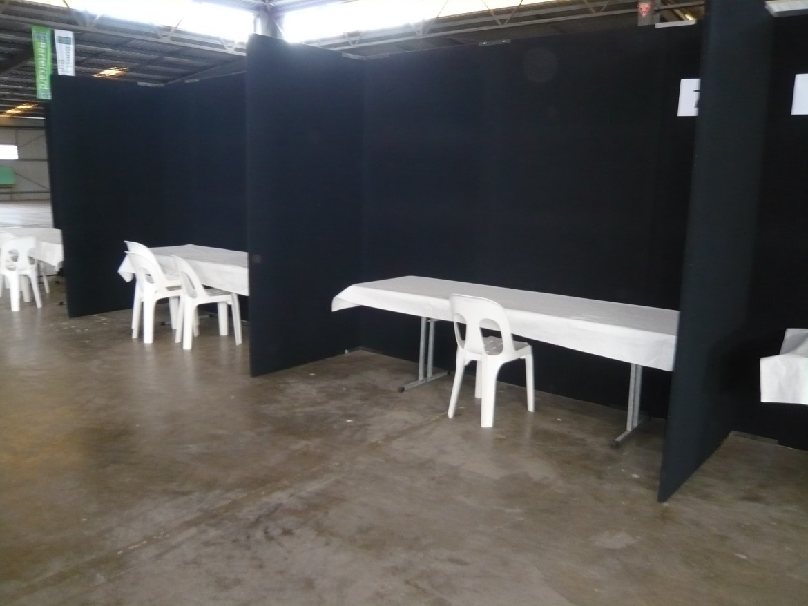 White Linen Trestle Cloths Mildura Party Hire